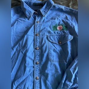 Vintage Orvis Denim Shirt